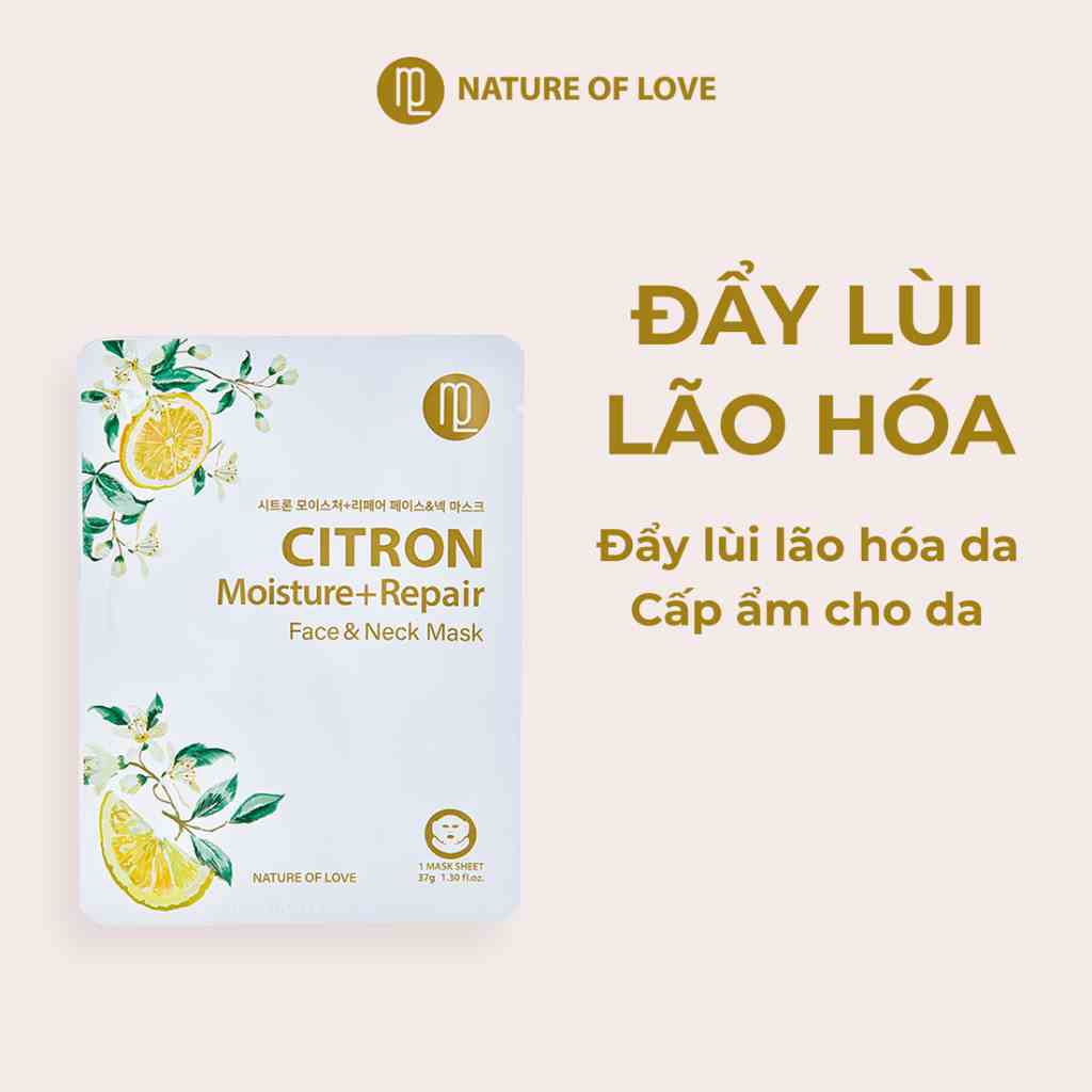 [Mã BMLTB200 giảm đến 100K đơn 499K] MẶT NẠ CITRON MOISTURE REPAIR-CHỐNG LÃO HOÁ VÀ CĂNG DA