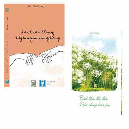 Sách - Combo 2 cuốn Dành năm tháng để yêu người xứng đáng và Bình thản đối diện nhẹ nhàng bước qua