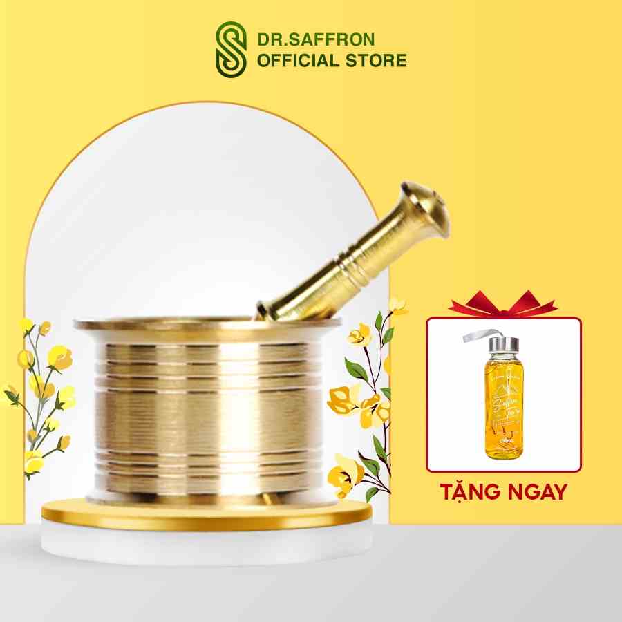 Cối nghiền Dr.Saffron - nghiền nhỏ sợi nhụy hoa nghệ tây