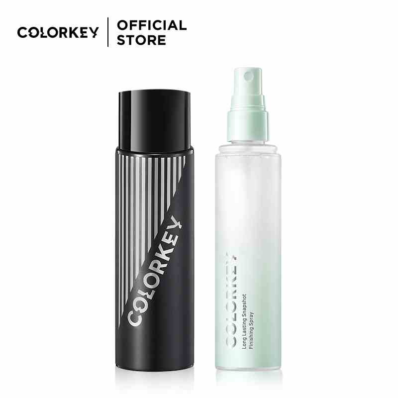 【COLORKEY】Chai xịt khóa lớp trang điểm dưỡng ẩm kiềm dầu chống thấm nước COLORKEY 100ml