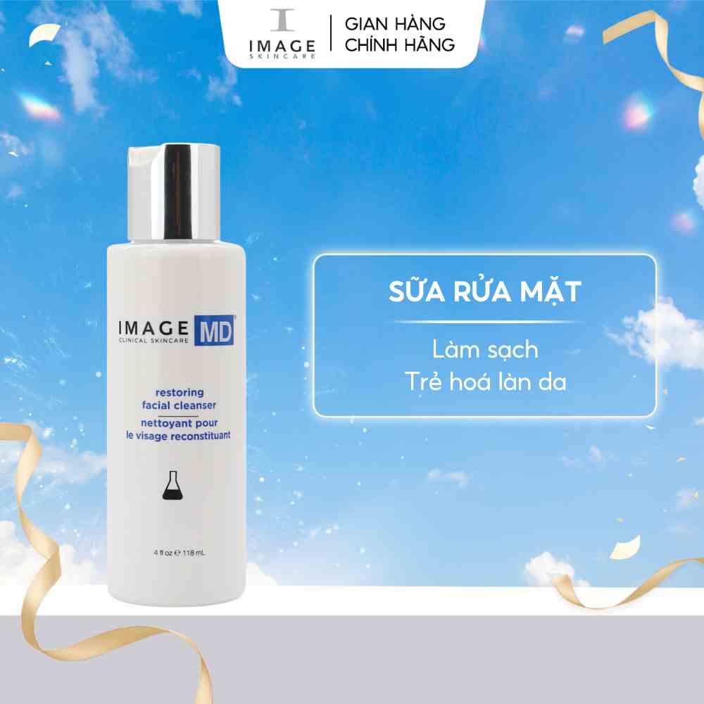 Sữa rửa mặt Image Skincare MD Restoring Facial Cleanser làm sạch trẻ hóa da 118 ml