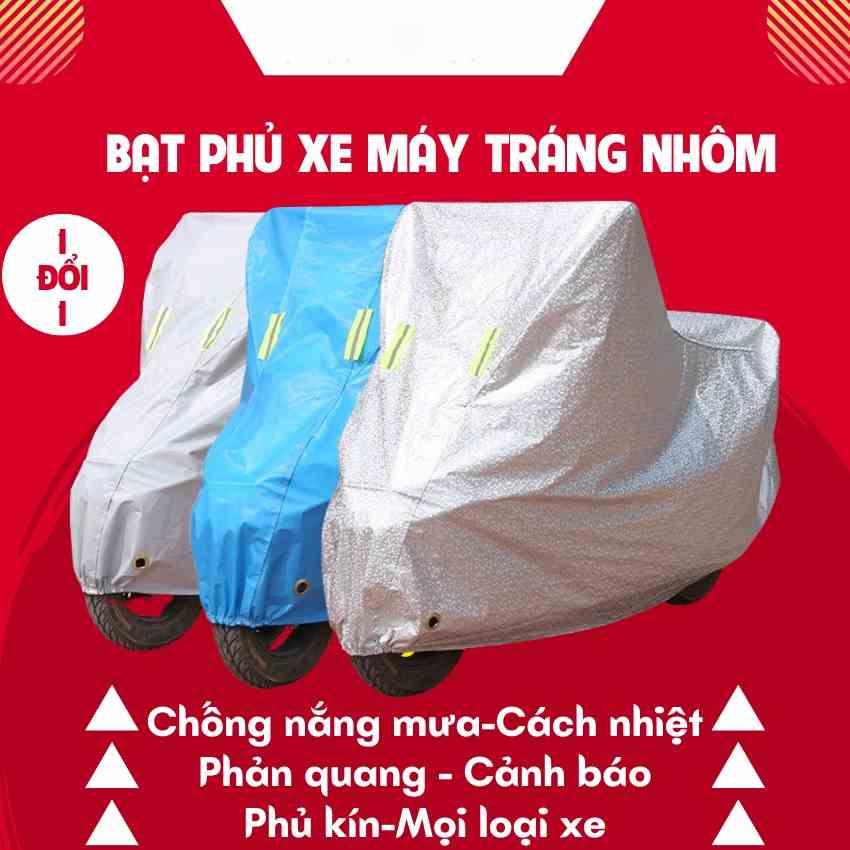 Bạt phủ xe máy KAW chất lượng tốt, chống mưa nắng, bụi bẩn, vải dù pha nilon chống thấm tuyệt đối