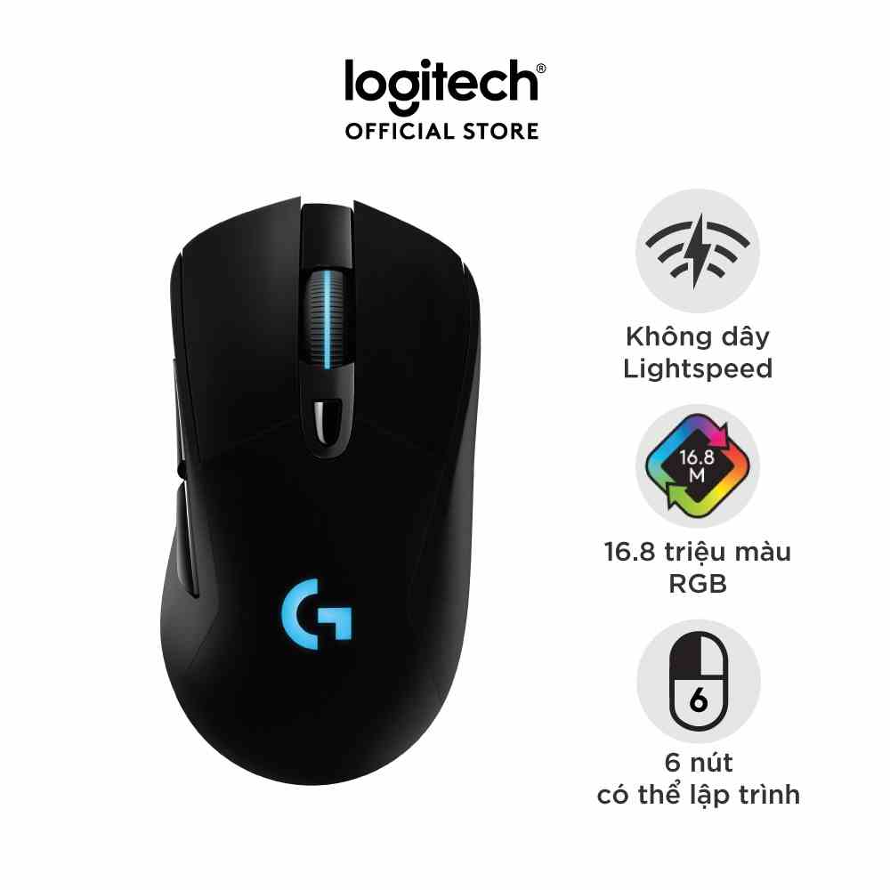 [Mã ELCL7 giảm 7% đơn 300K] Chuột Game không dây LIGHTSPEED Logitech G703 Hero