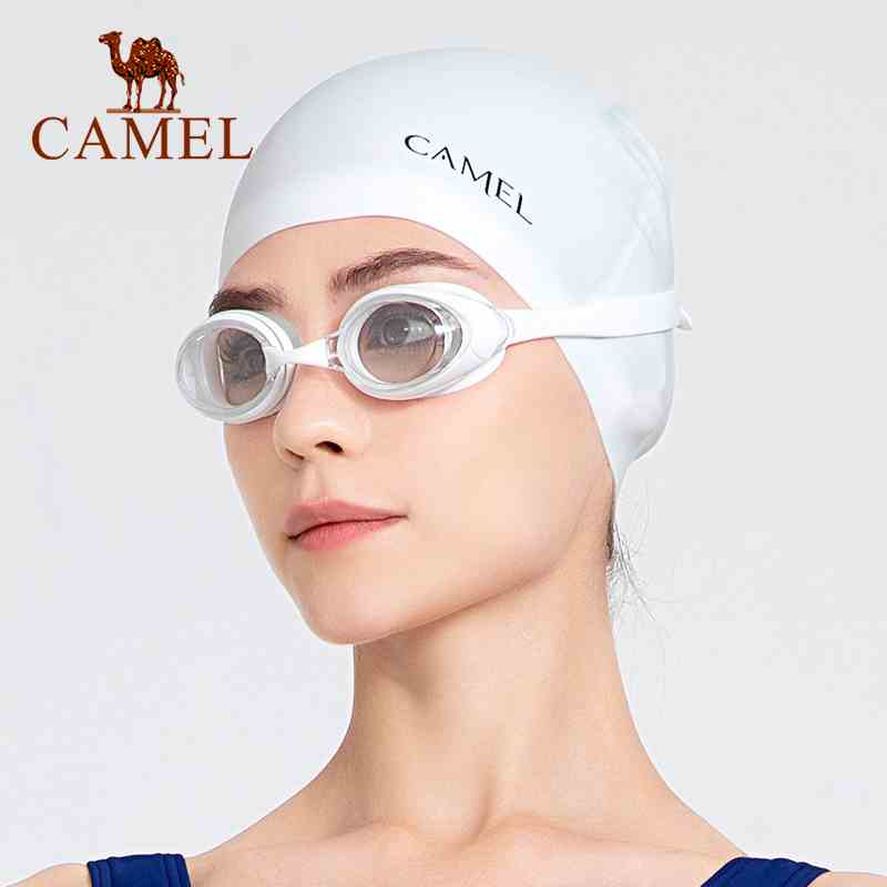 Bộ kính bơi + mũ bơi CAMEL chống thấm nước và sương mù HD cao cấp