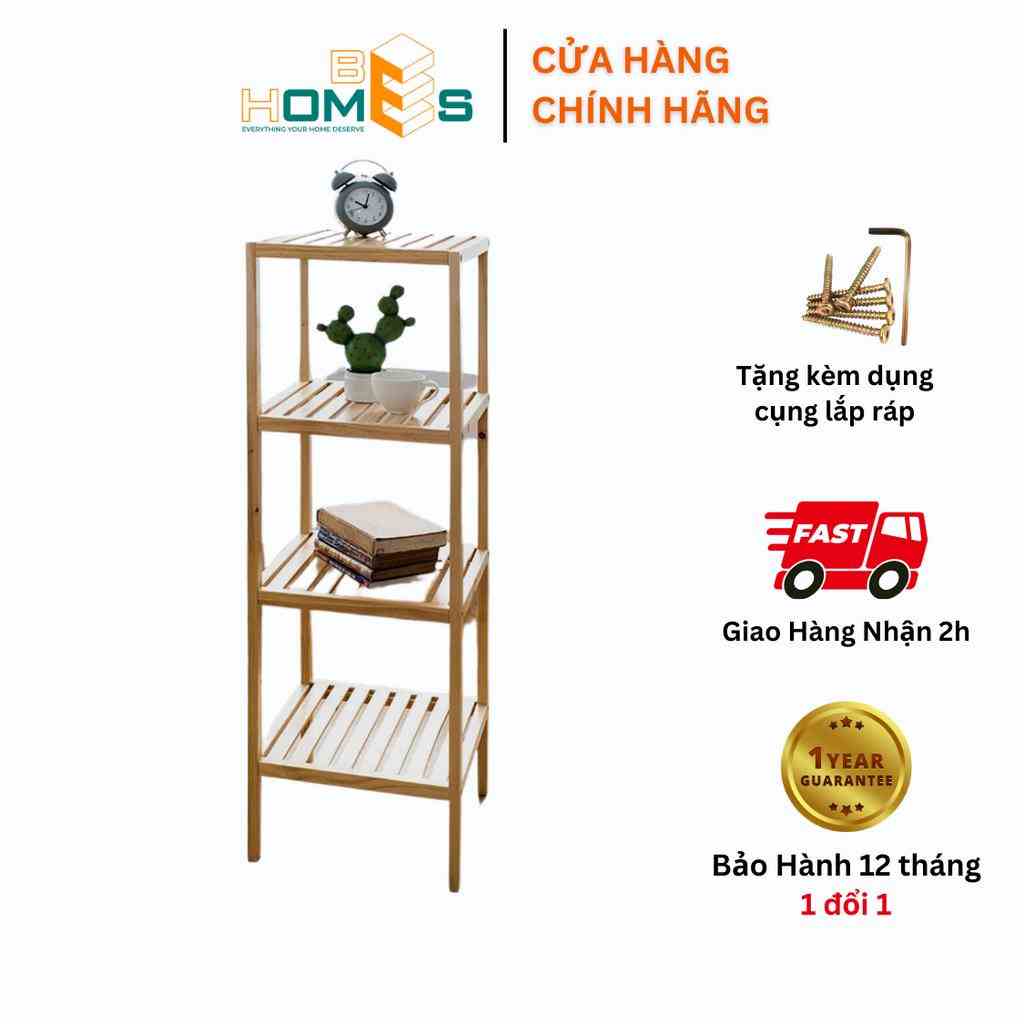 [Mã BMLTB35 giảm đến 35K đơn 99K] Kệ tab đầu giường Behomes 4 tầng