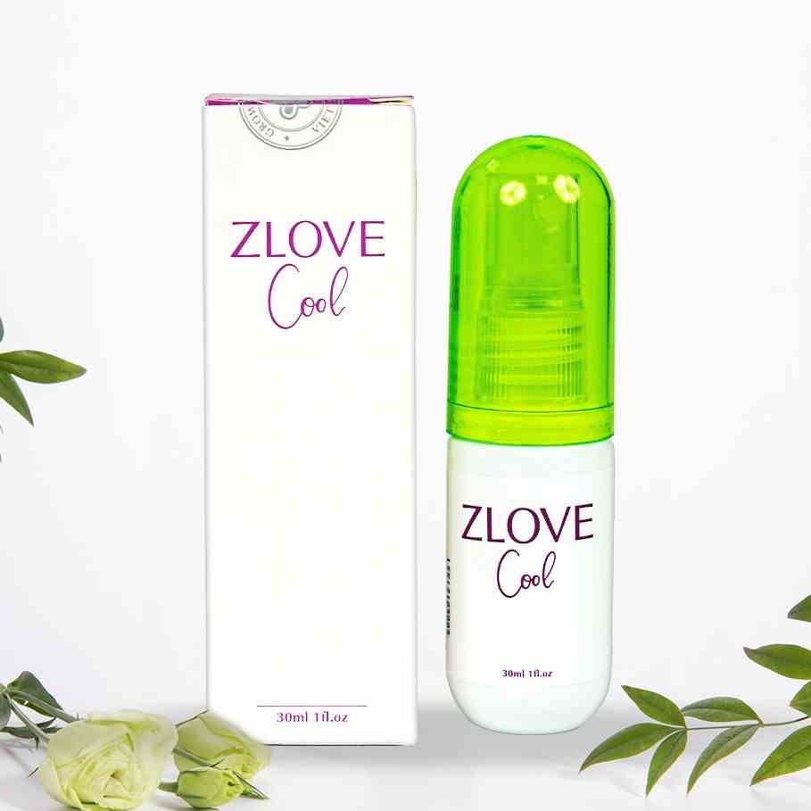 Dung Dịch Vệ Sinh Phụ Nữ Zlove Cool Grow Green AZ- Kháng Khuẩn, Hết Nấm Ngứa Size Du Lịch Tiện Gọn (30ml)