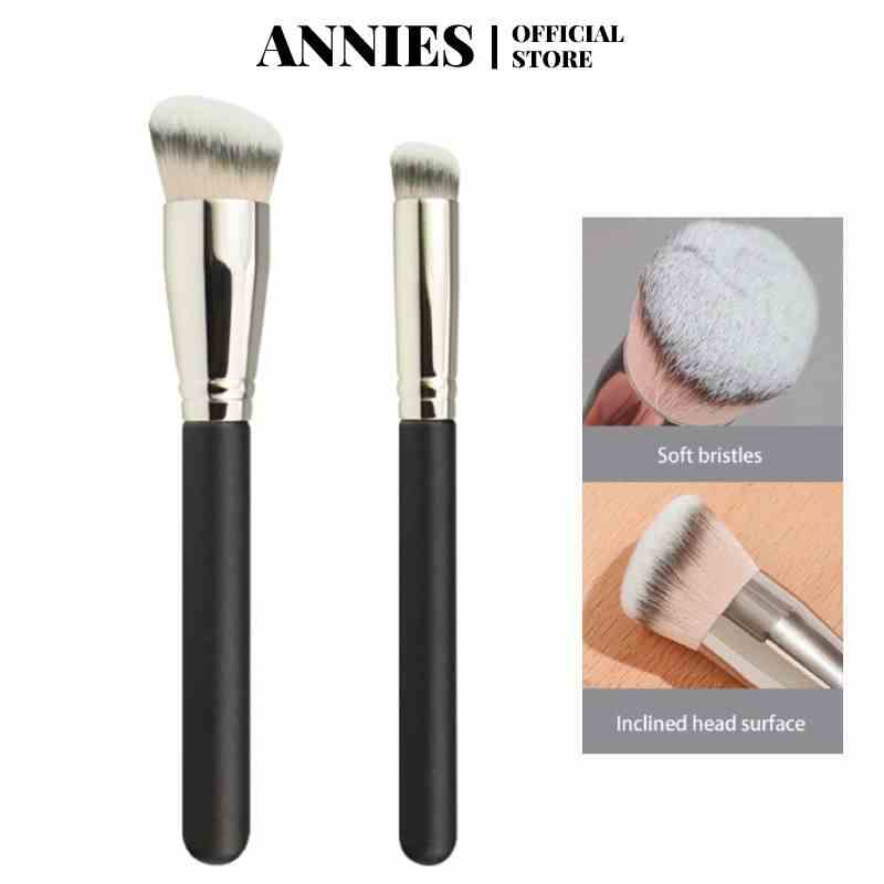 Cọ trang điểm ANNIES tán phấn nền 170/ kem che khuyết điểm 270 mềm mại không dính phấn dành cho người mới sử dụng