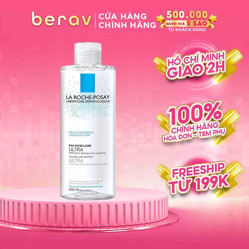 Nước làm sạch sâu da nhạy cảm Micellar Water Ultra Sensitive Skin La Roche-Posay 400ml