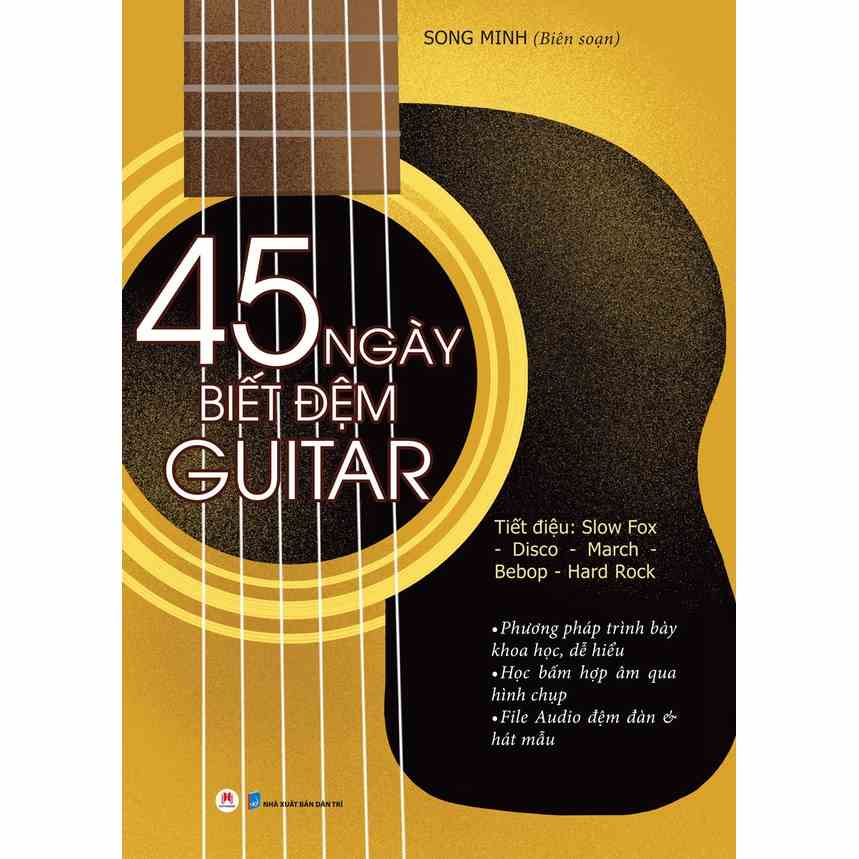 [Mã BMLTB35 giảm đến 35K đơn 99K] Sách - 45 Ngày Biết Đệm Guitar (link nghe Audio)