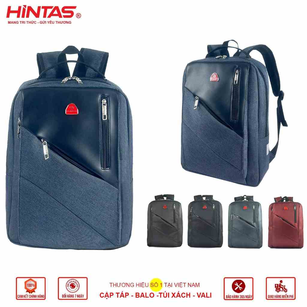 Balo Laptop HINTAS Thời Trang Unisex Ngăn Đựng Laptop 15.6 Đi Học Đi Làm Đi Chơi - BLLT 502 Dùng Để Học , Đi Chơi