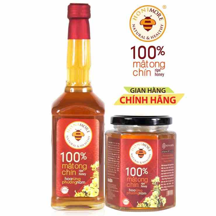 [Mua 1 tặng 1] Mật ong nguyên chất rừng Phương Nam Honimore 630g