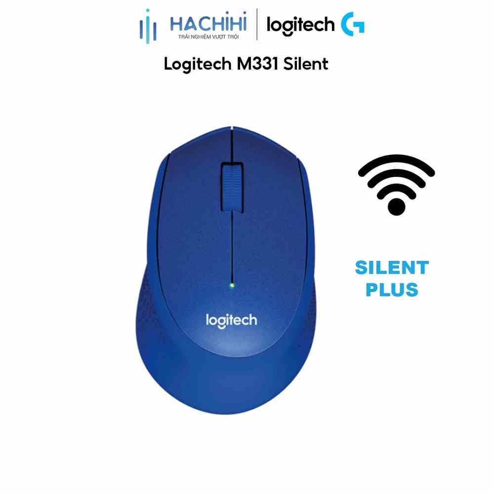 Chuột Wireless Logitech M331 Silent - Xanh