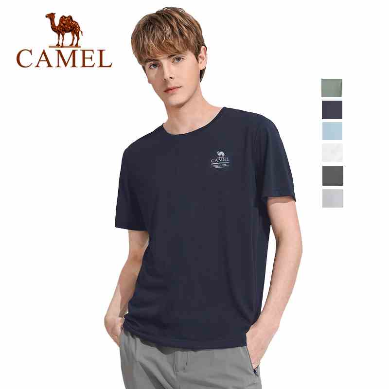 Áo thun CAMEL tay ngắn thoáng khí nhanh khô cao cấp thời trang thể thao dành cho nam