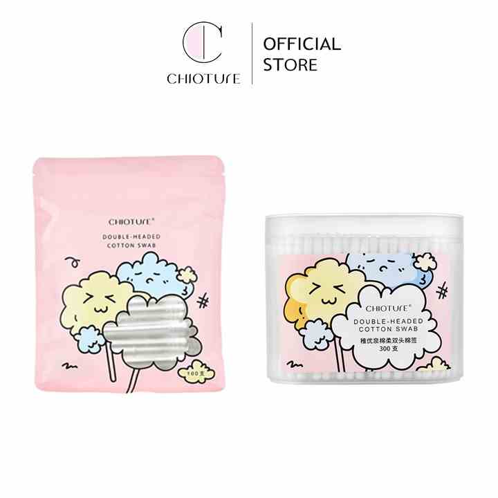 [Mã BMLTB35 giảm đến 35K đơn 99K] Tăm bông Chioture được làm từ 100% cotton