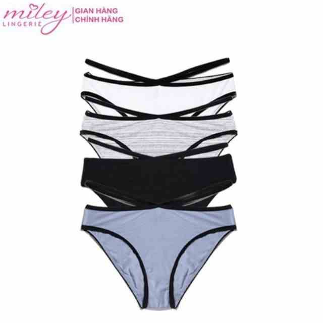 Bộ 4 quần lót Miley Lingerie Modal dây chéo Màu Ngẫu Nhiên FDS0100_FDS0200_FDS0600_FDS1100