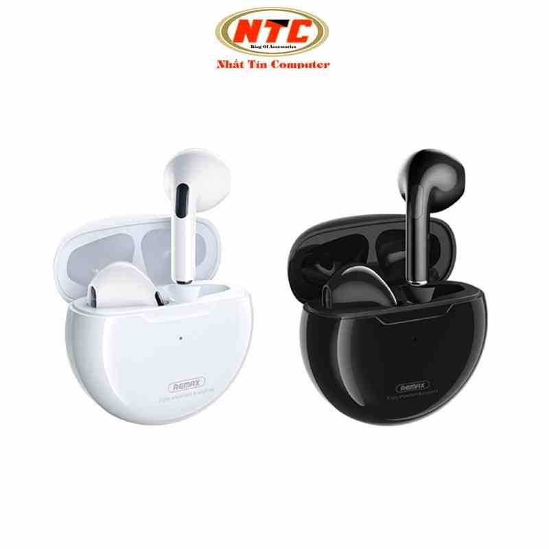 Tai nghe Bluetooth TWS Remax TWS-50i V5.1 Thiết kế nhỏ gọn, Thời trang (2 MÀU TUỲ CHỌN) - Hãng phân phối