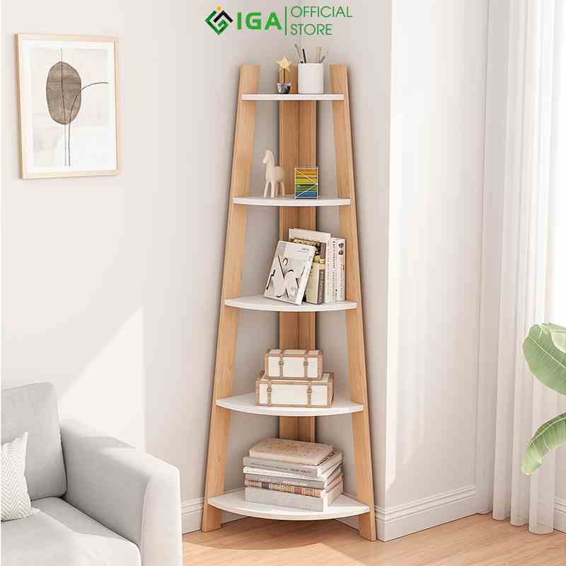 Kệ góc trang trí đa năng gỗ MDF phủ melamin chống xước thương hiệu IGA - GP115