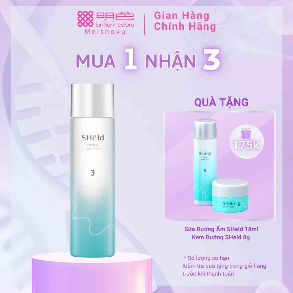 Momotani SHeld Charge Lotion Light - Nước Hoa Hồng Dưỡng Ẩm Momotani SHeld (Light) 150ml