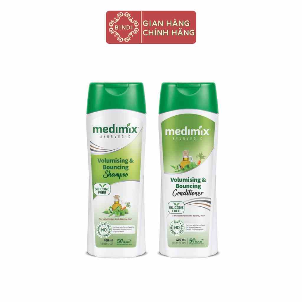 Combo dầu gội và dầu xả Medimix thảo dược 400ml/chai