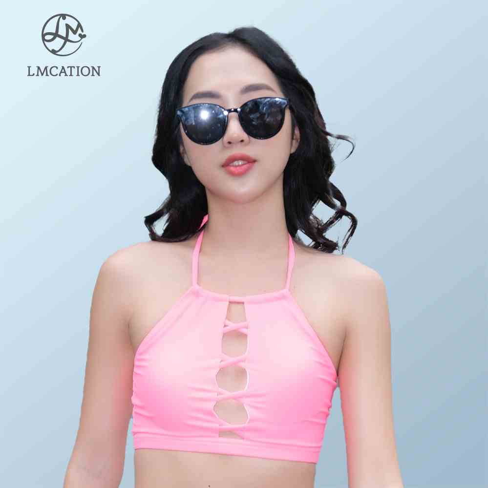 [Mã BMLTA35 giảm đến 35K đơn 99K] Áo bikini đa năng Gym-to-swim LMcation Lola - Màu Hồng