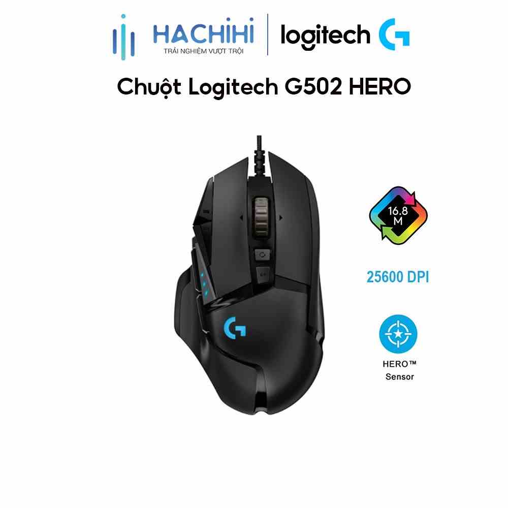 Chuột Logitech G502 HERO có dây