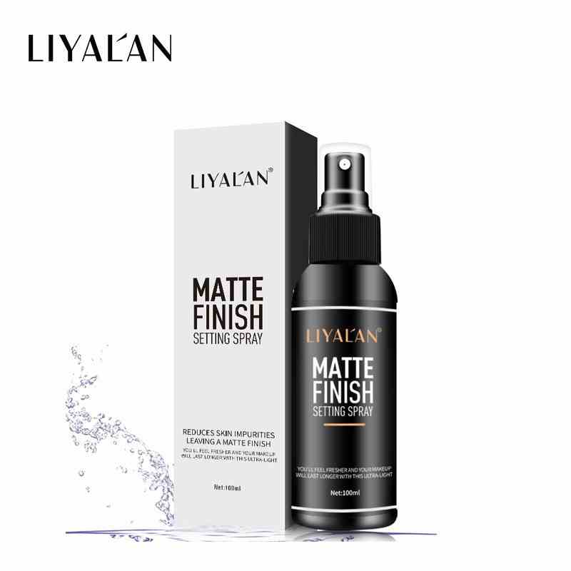 Chai Xịt Trang Điểm LIYALAN 100ml Dưỡng Ẩm Kiểm Soát Dầu Lâu Trôi