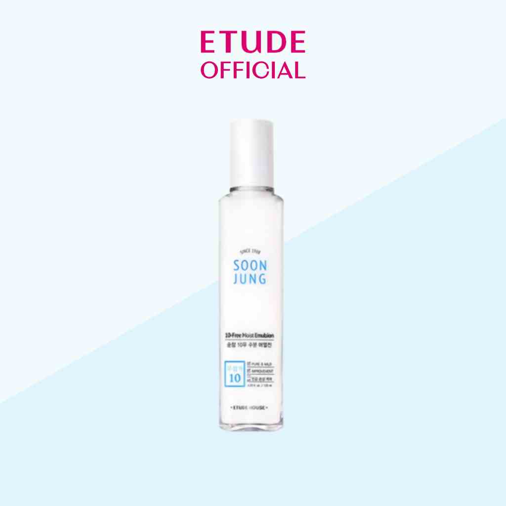 Sữa Dưỡng Ẩm Etude SoonJung 10 Free Moist Emulsion 130ml siêu cấp lành tính