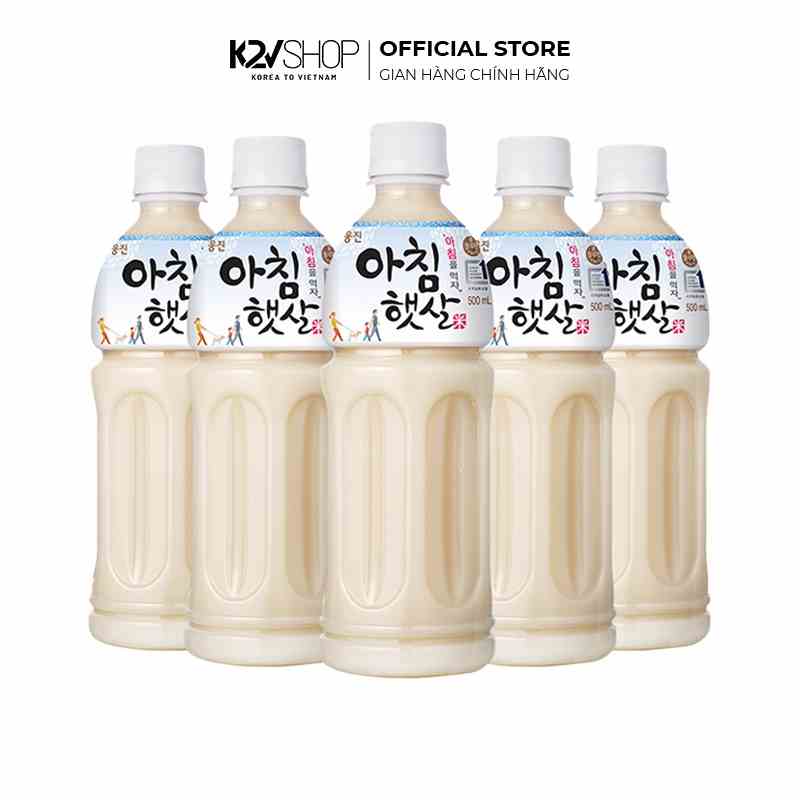 [Combo 5] Nước Gạo Rang Hàn Quốc Woongjin 500ml - K2V Shop