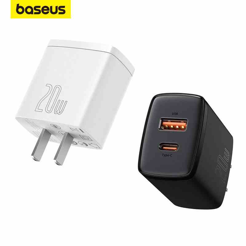 Bộ sạc Baseus cổng loại C/PD 20W hỗ trợ sạc nhanh cho