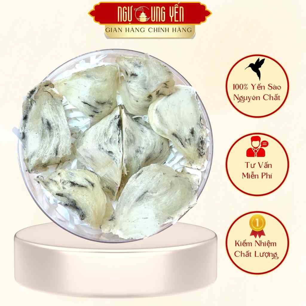 Tổ Yến Sào Thô Ít Lông Nguyên Tổ Ngự Cung Yến Bổ Dưỡng - 100 gram