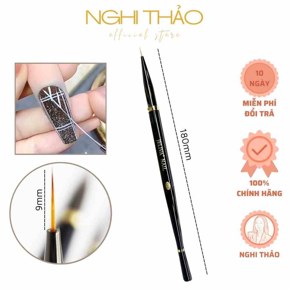 Cọ nét nail Jeliva NGHI THẢO 9mm số 01