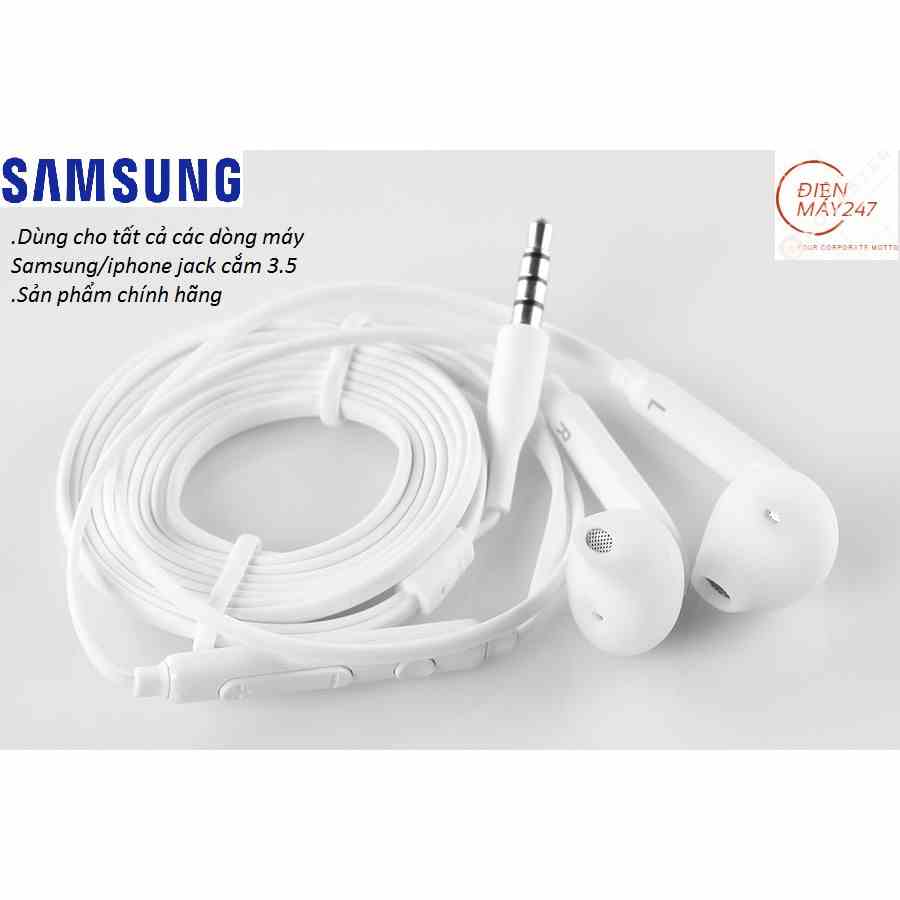 Tai nghe Samsung - Lỗi 1 đổi 1 - jack 3.5mm phân phối chính hãng (Dùng được cho các dòng điện thoại khác)