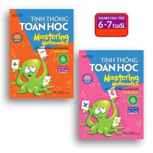 Sách: Combo Mastering Mathematics - Tinh Thông Toán Học Dành Cho Trẻ 6 -7 Tuổi Quyển A + B