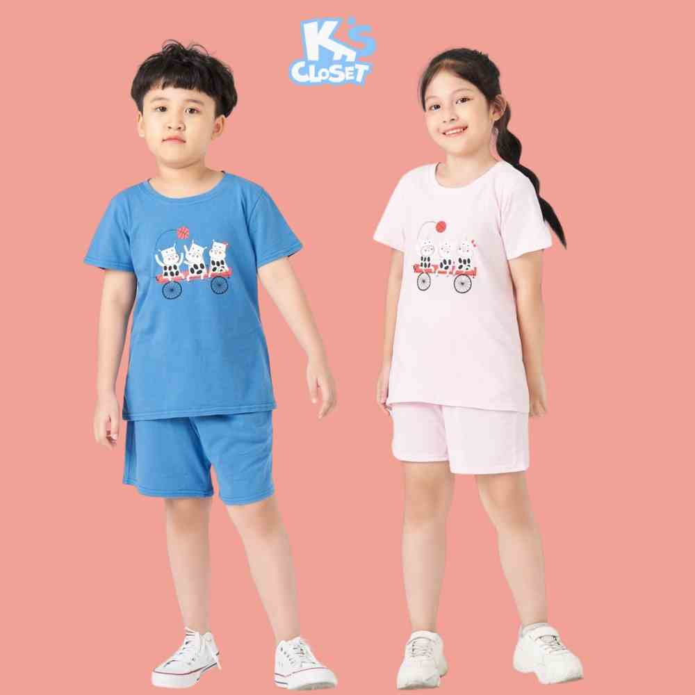 Bộ Quần Áo Cộc Tay Ks Closet Cho Bé (2 -9 Tuổi) E016ONS / E136ONS / E113ONS / KT41TWS