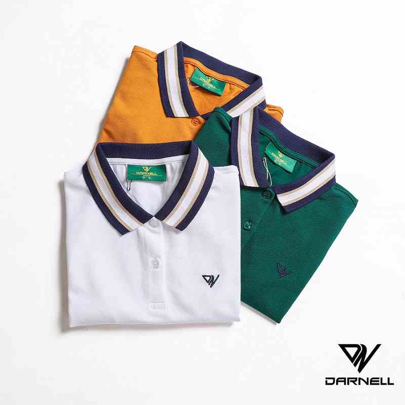 Áo phông polo nữ DARNELL tay ngắn chất cotton cực mềm mại form tôn dáng, thoáng mát năng động bền màu DN3500