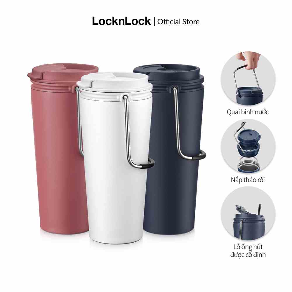 [Mã LIFEMC07CBAU giảm 50k đơn 350k] Bình giữ nhiệt Lock&Lock Bucket Tumbler 540ml LHC4269 (3 màu)