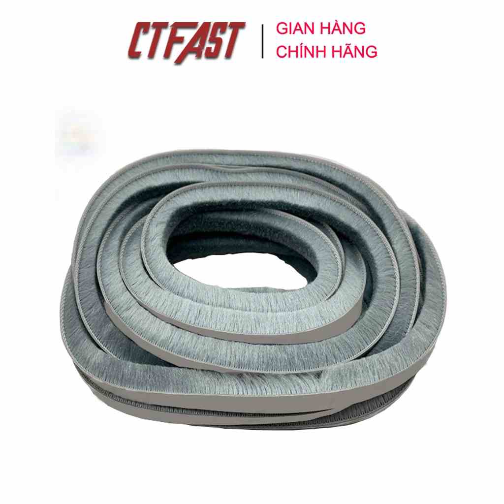 [Mã BMLTB200 giảm đến 100K đơn 499K] Zoăng lông dán cửa CTFAST Size 9 x 15 mm, 5M chống bụi bẩn, ngăn côn trùng xâm nhập