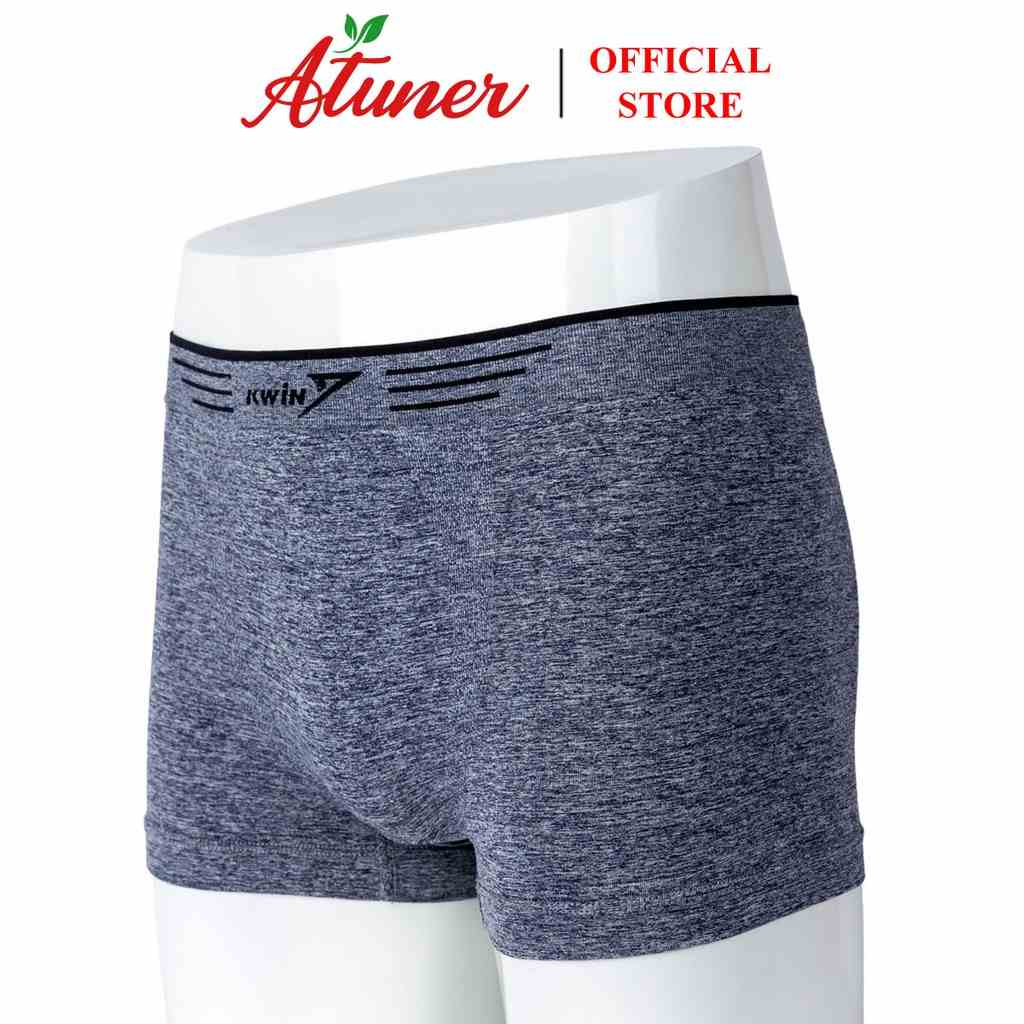 Quần lót nam Boxer cao cấp Kwin KBX1711 dệt liền, co dãn 4 chiều, kháng khuẩn,thấm hút tốt