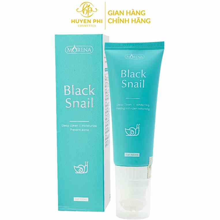 [Mã BMLTB200 giảm đến 100K đơn 499K] Sữa rửa mặt black snail morena huyền phi 100ml