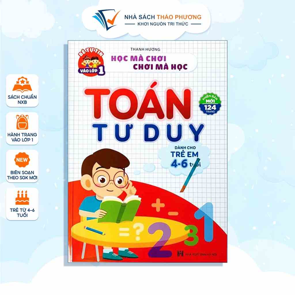 Sách - Toán Tư Duy - Dành cho trẻ em từ 4 - 6 tuổi