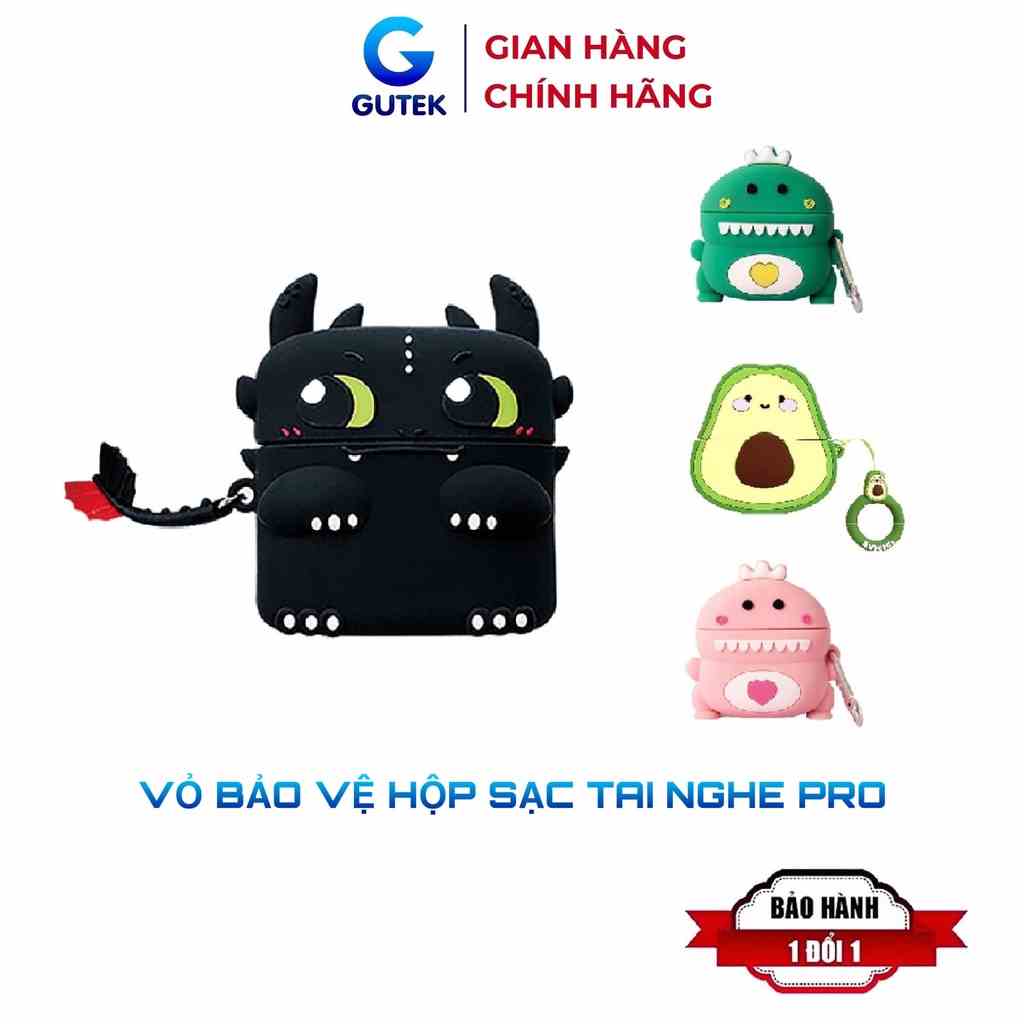 Case pro vỏ bảo vệ đựng tai nghe bluetooth không dây inpods i13 Gutek CS7