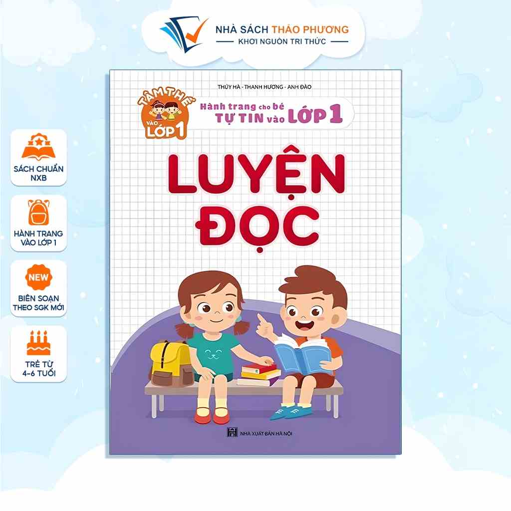 Sách - Luyện đọc, thẻ chữ - Hành trang cho bé tự tin vào lớp 1