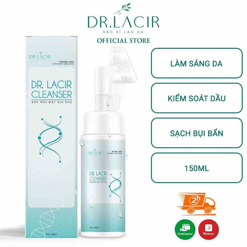 [Mã BMLTB200 giảm đến 100K đơn 499K] Sữa Rửa Mặt Dịu Nhẹ Cho Da Nhạy Cảm Dr.Lacir Cleanser DR02