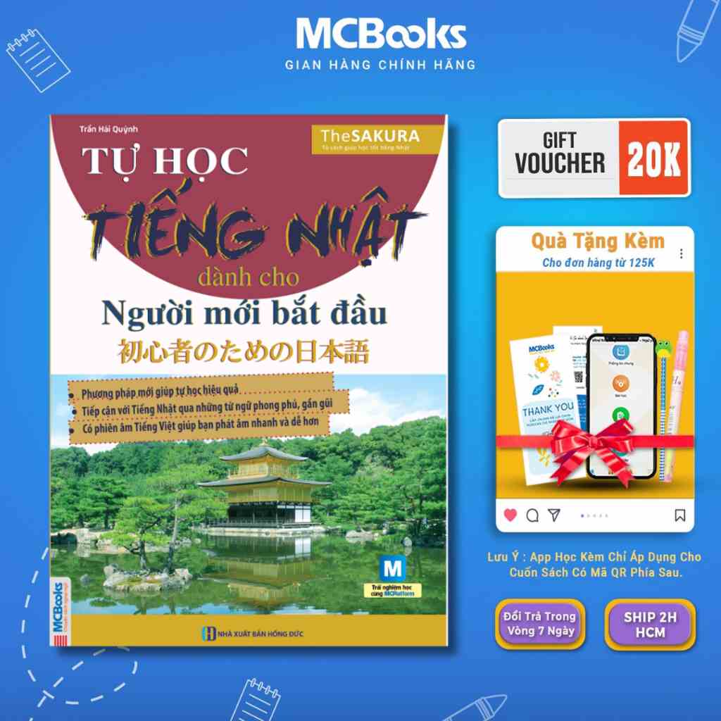 Sách - Tự Học Tiếng Nhật Dành Cho Người Mới Bắt Đầu Mcbooks