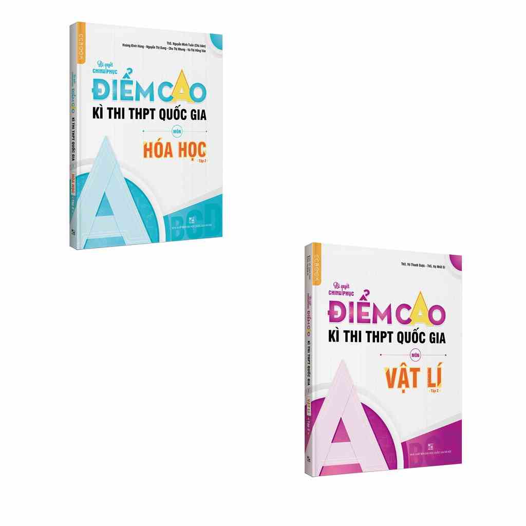 [Mã BMLT35 giảm đến 35K đơn 99K] Sách - Combo luyện thi điểm cao Hoá học - Vật lí - Tập 2 - NXB Đại học Quốc gia Hà Nội