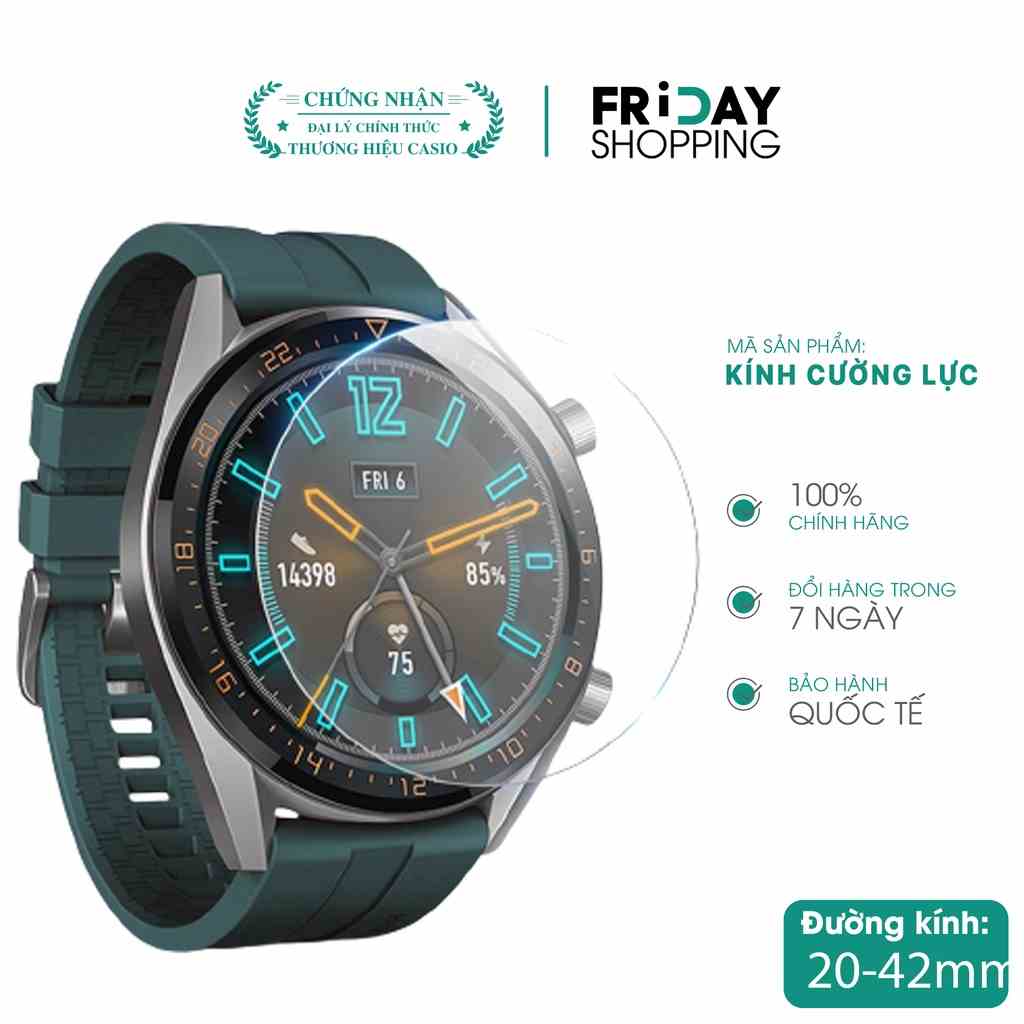 Miếng dán chống trầy đồng hồ Casio mặt tròn Fridayshopping